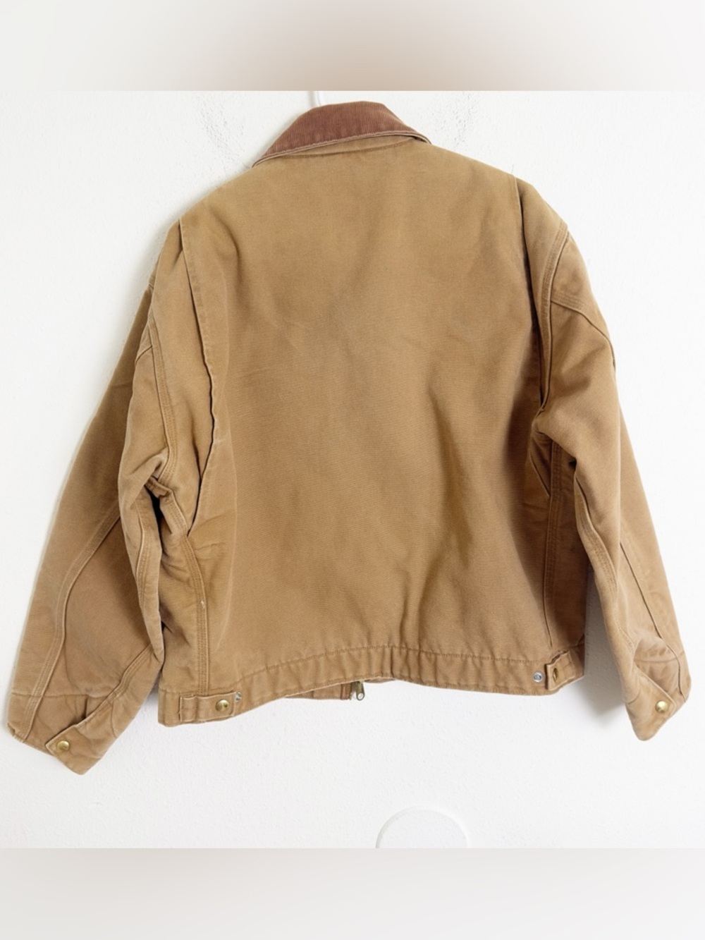 Carhartt vintage USA J001 BRN Detroit corduroy collar jacket - Picture 2 of 4